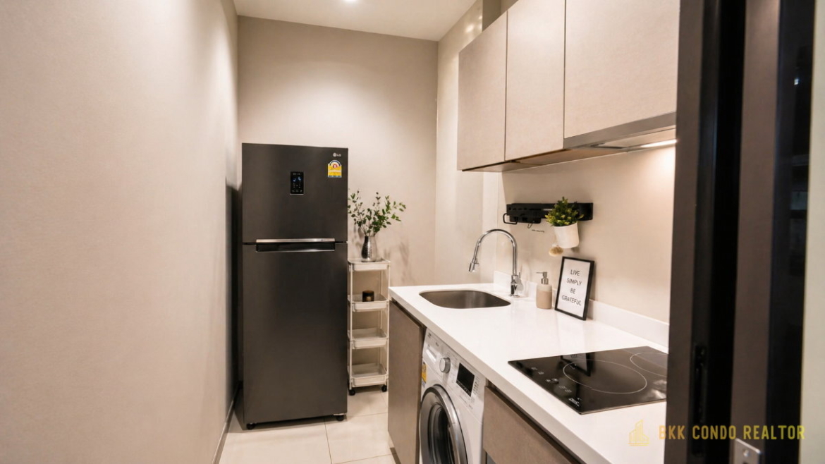 2-Bedroom Condo for Rent at Life Asoke – Rama 9 (41 sqm) — Rama 9 MRT