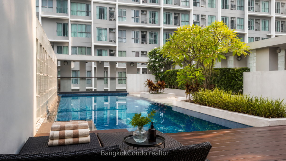 1-Bedroom Condo for Rent at The President Sukhumvit 81 (38 sqm) — On Nut BTS