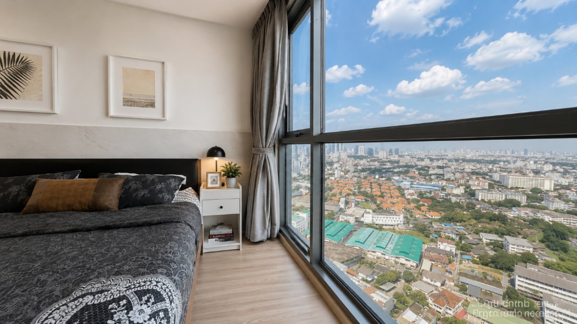 1-Bedroom Condo for Rent at Sky Walk Residence (52 sqm) — Phra Khanong BTS
