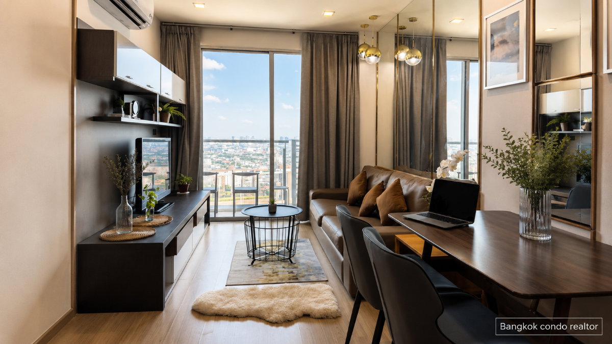 1-Bedroom Condo for Rent at Sky Walk Residence (52 sqm) — Phra Khanong BTS