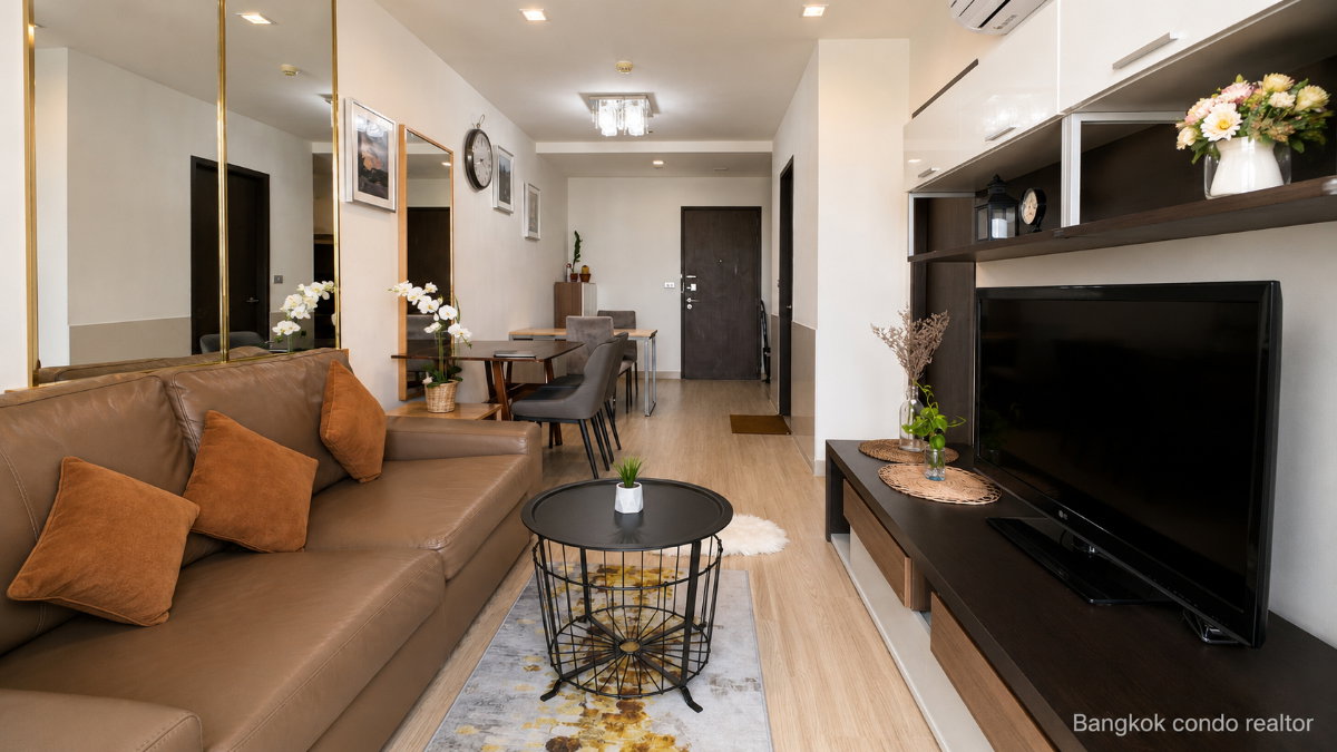 1-Bedroom Condo for Rent at Sky Walk Residence (52 sqm) — Phra Khanong BTS