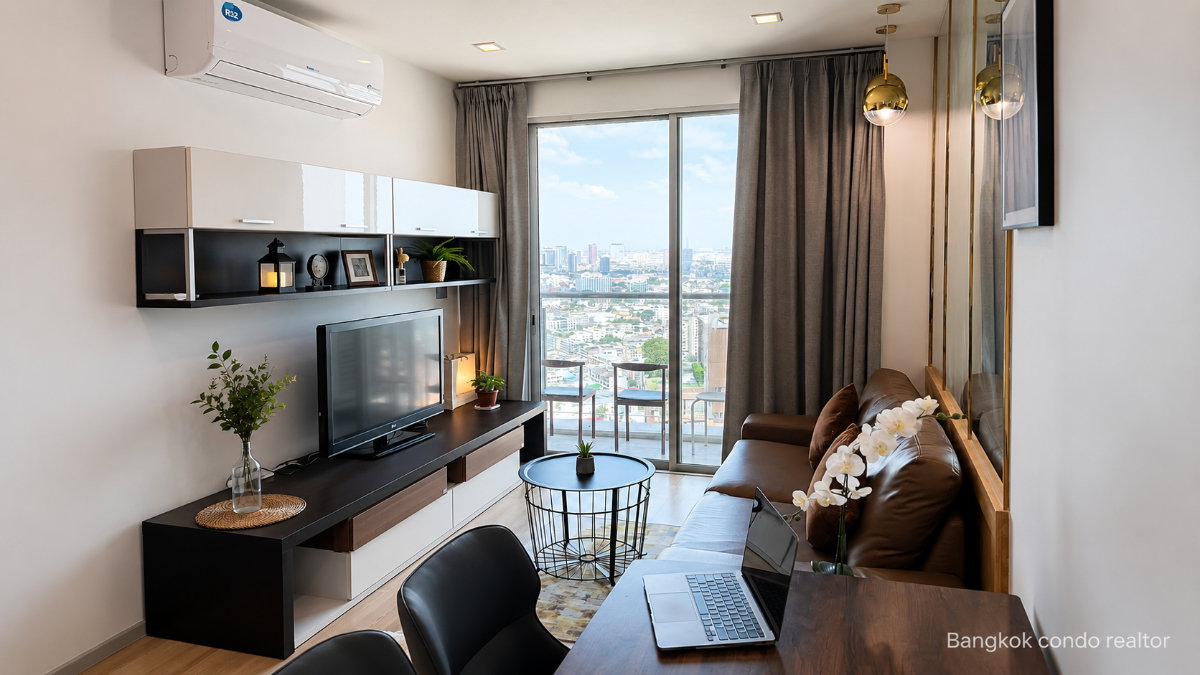 1-Bedroom Condo for Rent at Sky Walk Residence (52 sqm) — Phra Khanong BTS