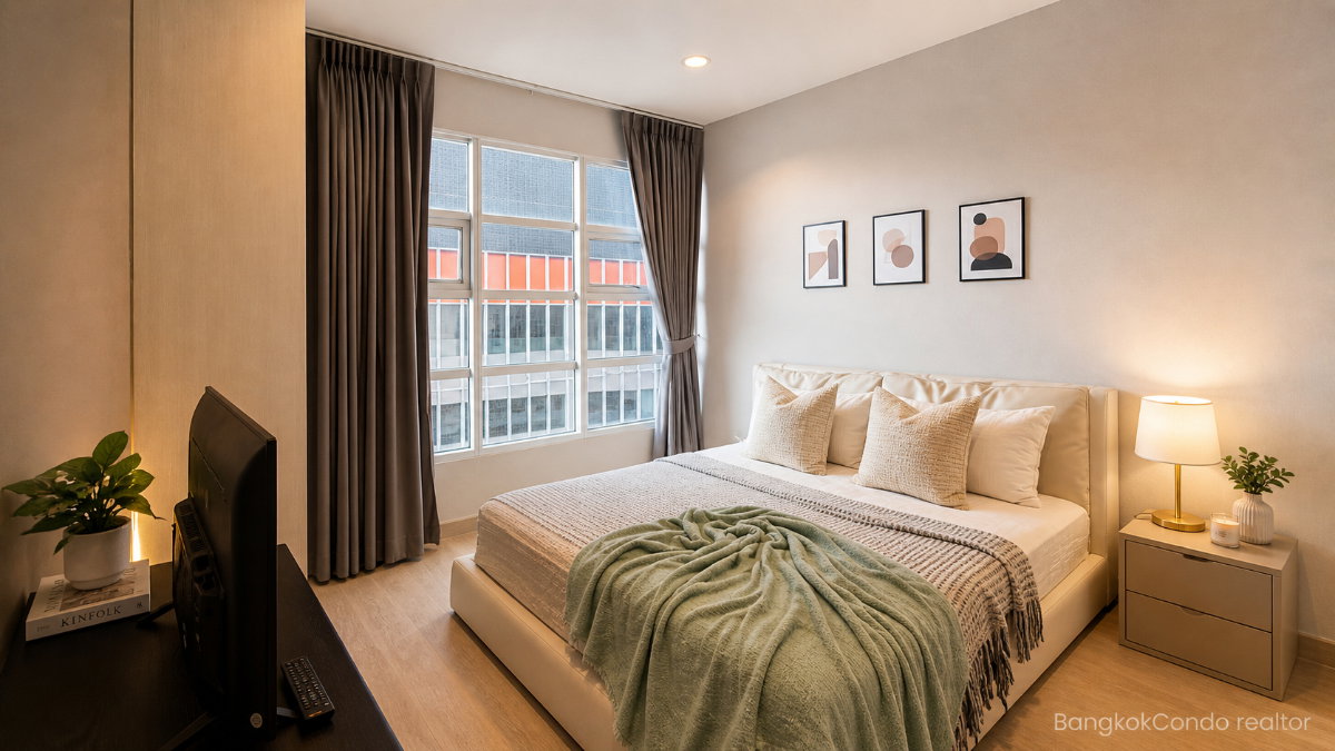 2-Bedroom Condo for Rent at Baan Klang Krung Siam – Pathumwan (67 sqm) — Siam BTS