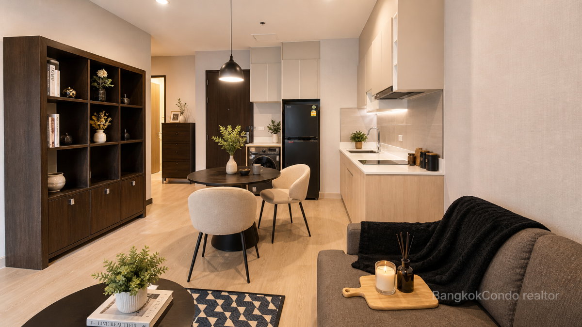 2-Bedroom Condo for Rent at Baan Klang Krung Siam – Pathumwan (67 sqm) — Siam BTS