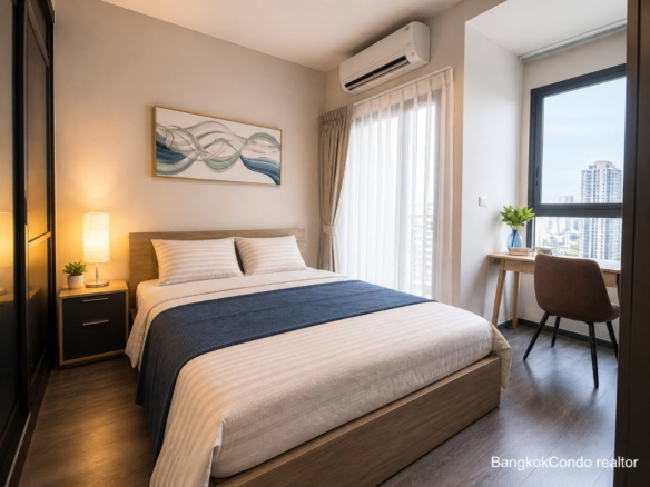1-Bedroom Condo for Rent at IDEO Sukhumvit – Rama 4 (31 sqm) — Phra Khanong BTS