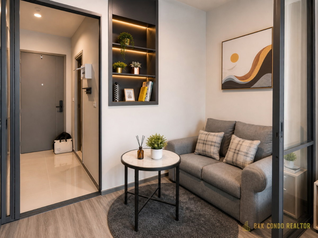 1-Bedroom Condo for Rent at IDEO Sukhumvit – Rama 4 (31 sqm) — Phra Khanong BTS