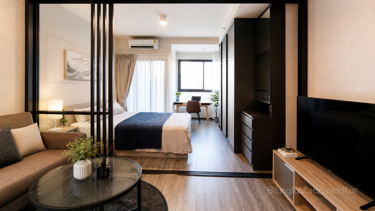 1-Bedroom Condo for Rent at IDEO Sukhumvit – Rama 4 (31 sqm) — Phra Khanong BTS