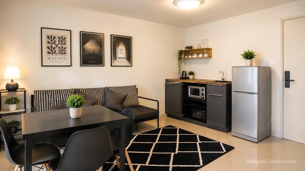 1-Bedroom Condo for Rent at Condo One Thonglor Station (35 sqm) — Thonglor BTS