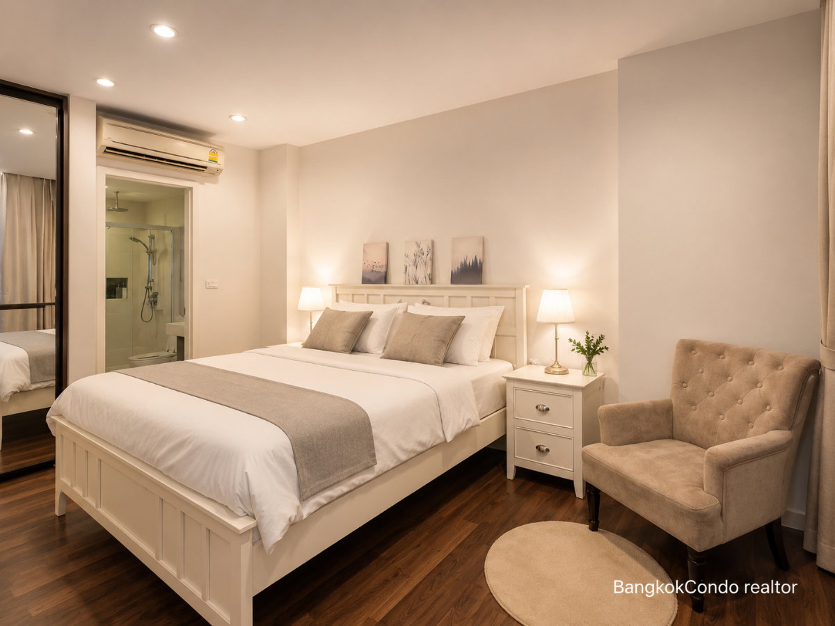 2-Bedroom Condo for Rent at The Room Sukhumvit 62 (76 sqm) — Bang Chak BTS