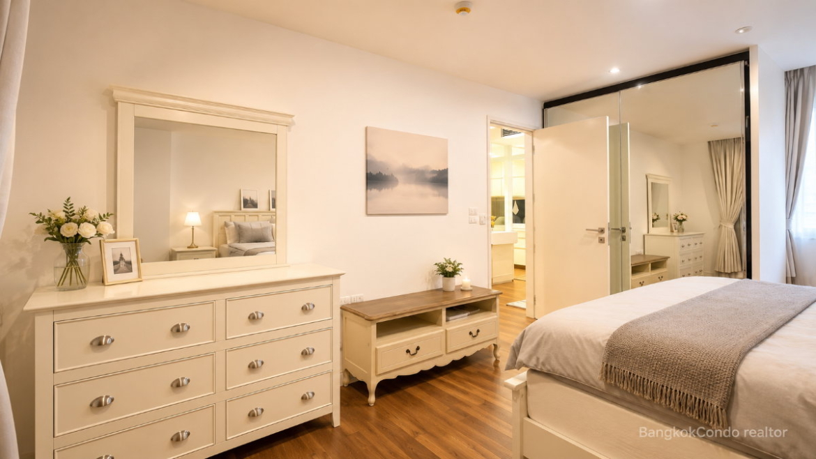 2-Bedroom Condo for Rent at The Room Sukhumvit 62 (76 sqm) — Bang Chak BTS