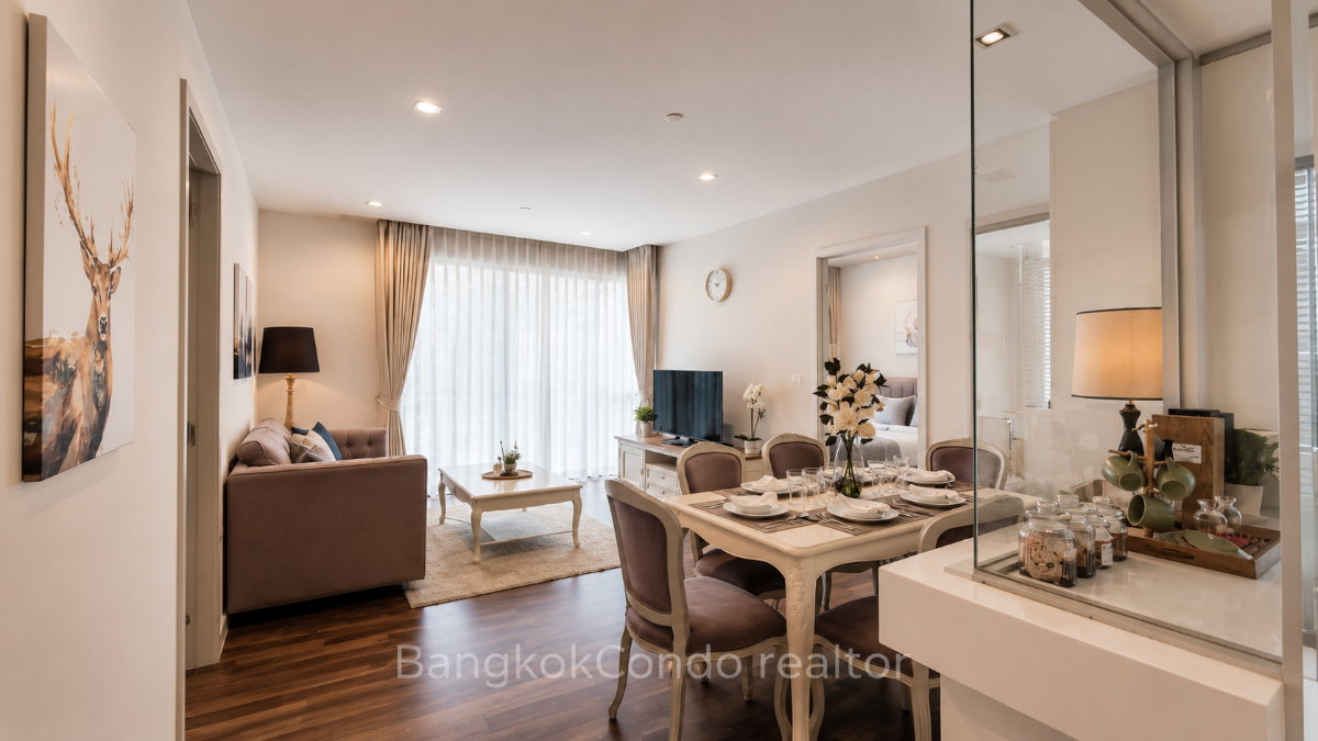2-Bedroom Condo for Rent at The Room Sukhumvit 62 (76 sqm) — Bang Chak BTS