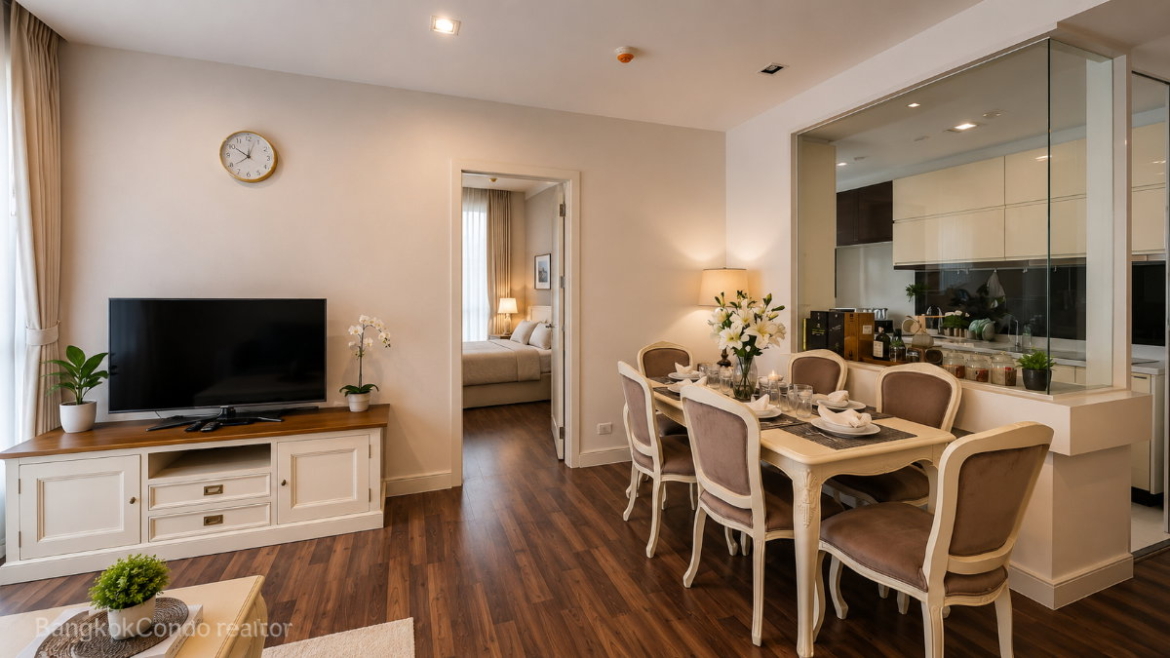 2-Bedroom Condo for Rent at The Room Sukhumvit 62 (76 sqm) — Bang Chak BTS