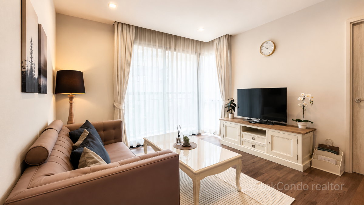 2-Bedroom Condo for Rent at The Room Sukhumvit 62 (76 sqm) — Bang Chak BTS