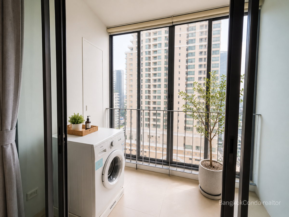1-Bedroom Condo for Rent at IDEO Q Phayathai (42 sqm) — Phaya Thai BTS