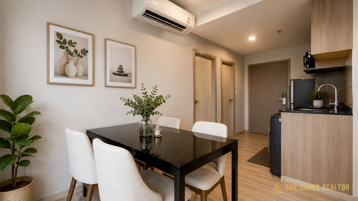 2-Bedroom Condo for Rent at IDEO Mobi Sukhumvit Eastpoint (53 sqm) — Bang Chak BTS