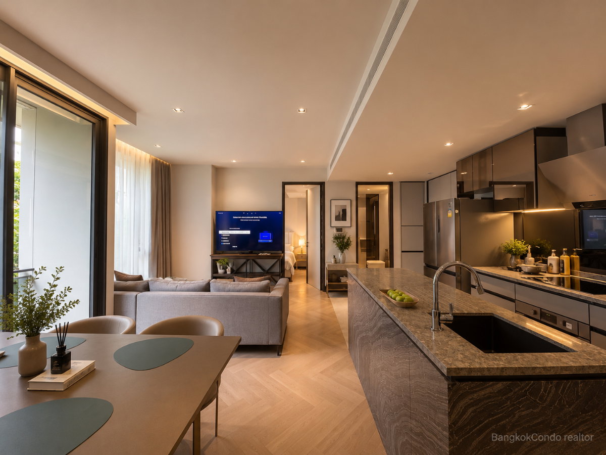 a11432-05 2-Bedroom Condo for Rent at The Reserve Sukhumvit 61 (67.5 sqm) — Ekkamai BTS