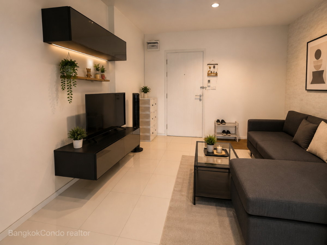 1-Bedroom Condo for Rent at Aspire Sukhumvit 48 (38.62 sqm) — On Nut BTS