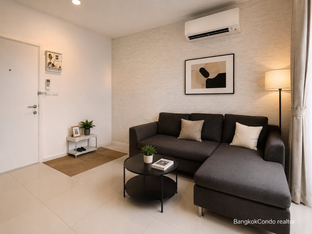 1-Bedroom Condo for Rent at Aspire Sukhumvit 48 (38.62 sqm) — On Nut BTS