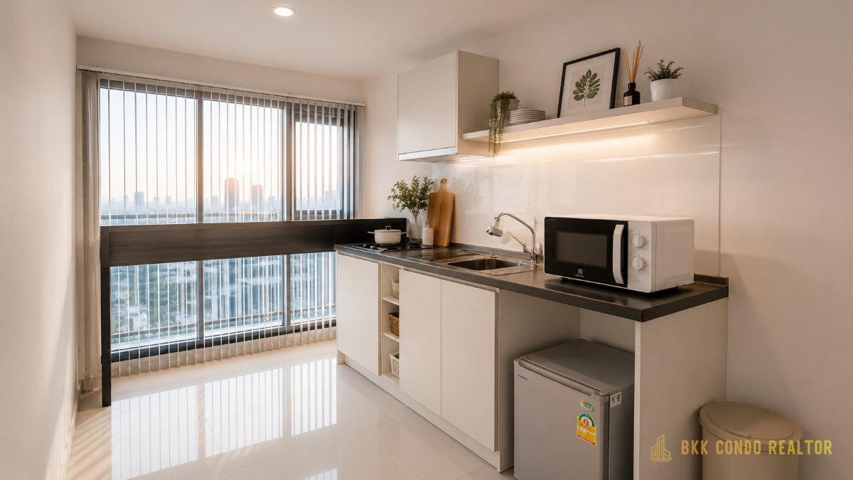 1-Bedroom Condo for Rent at Aspire Sukhumvit 48 (38.62 sqm) — On Nut BTS