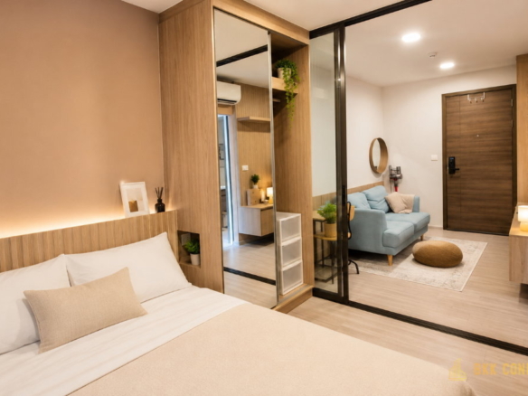1-Bedroom Condo for Rent at The Privacy S101 (27 sqm) — Punnawithi BTS