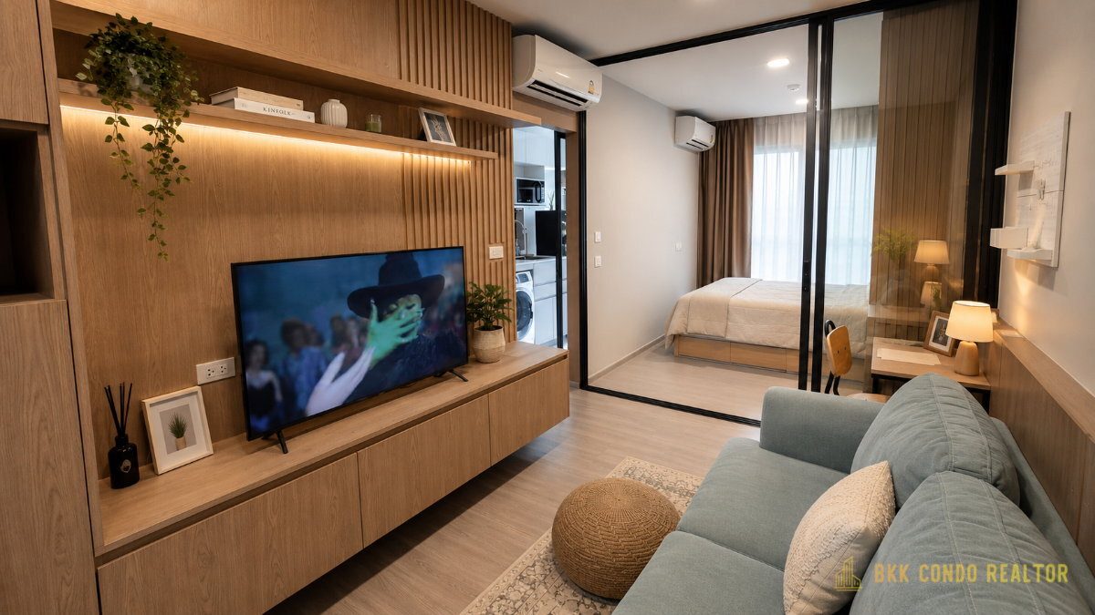 1-Bedroom Condo for Rent at The Privacy S101 (27 sqm) — Punnawithi BTS