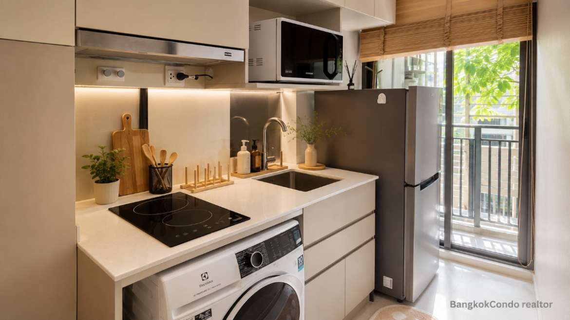 1-Bedroom Condo for Rent at The Privacy S101 (27 sqm) — Punnawithi BTS