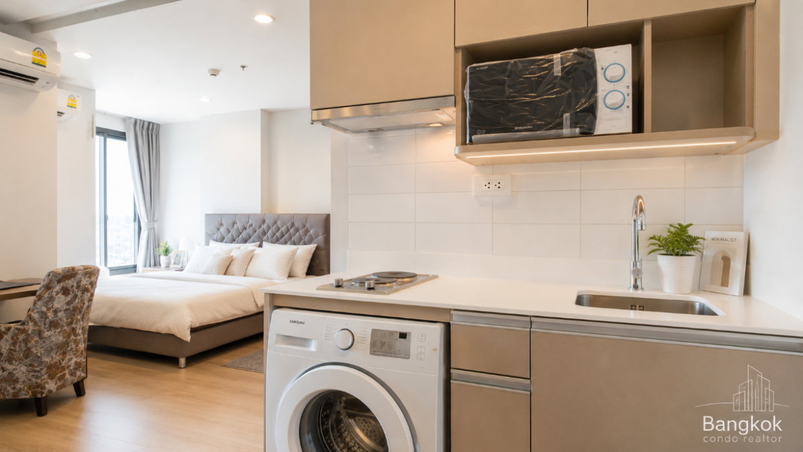 1-Bedroom Condo for Rent at IDEO Q Ratchathewi (34 sqm) — Ratchathewi BTS