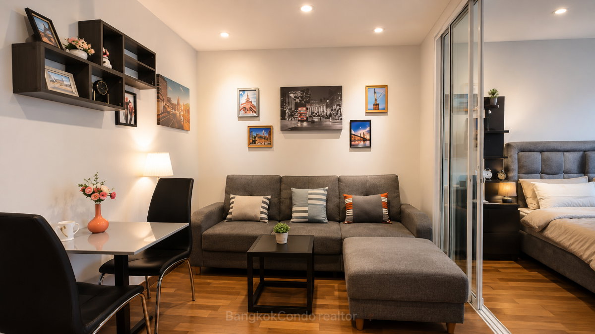 1-Bedroom Condo for Rent at Regent Home Sukhumvit 81 (28 sqm) — On Nut BTS