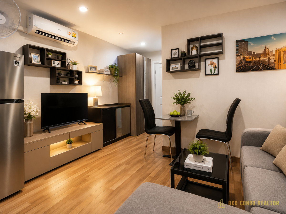 1-Bedroom Condo for Rent at Regent Home Sukhumvit 81 (28 sqm) — On Nut BTS