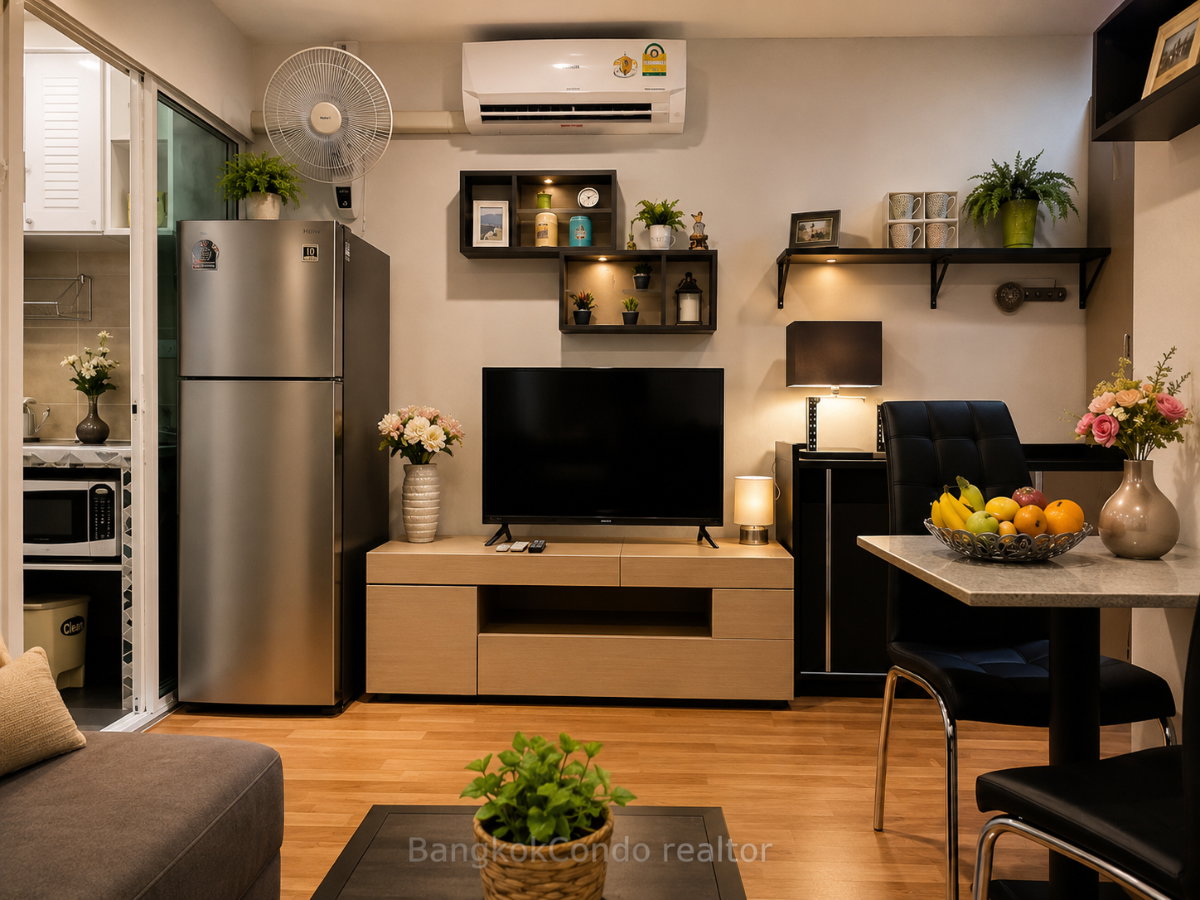 1-Bedroom Condo for Rent at Regent Home Sukhumvit 81 (28 sqm) — On Nut BTS