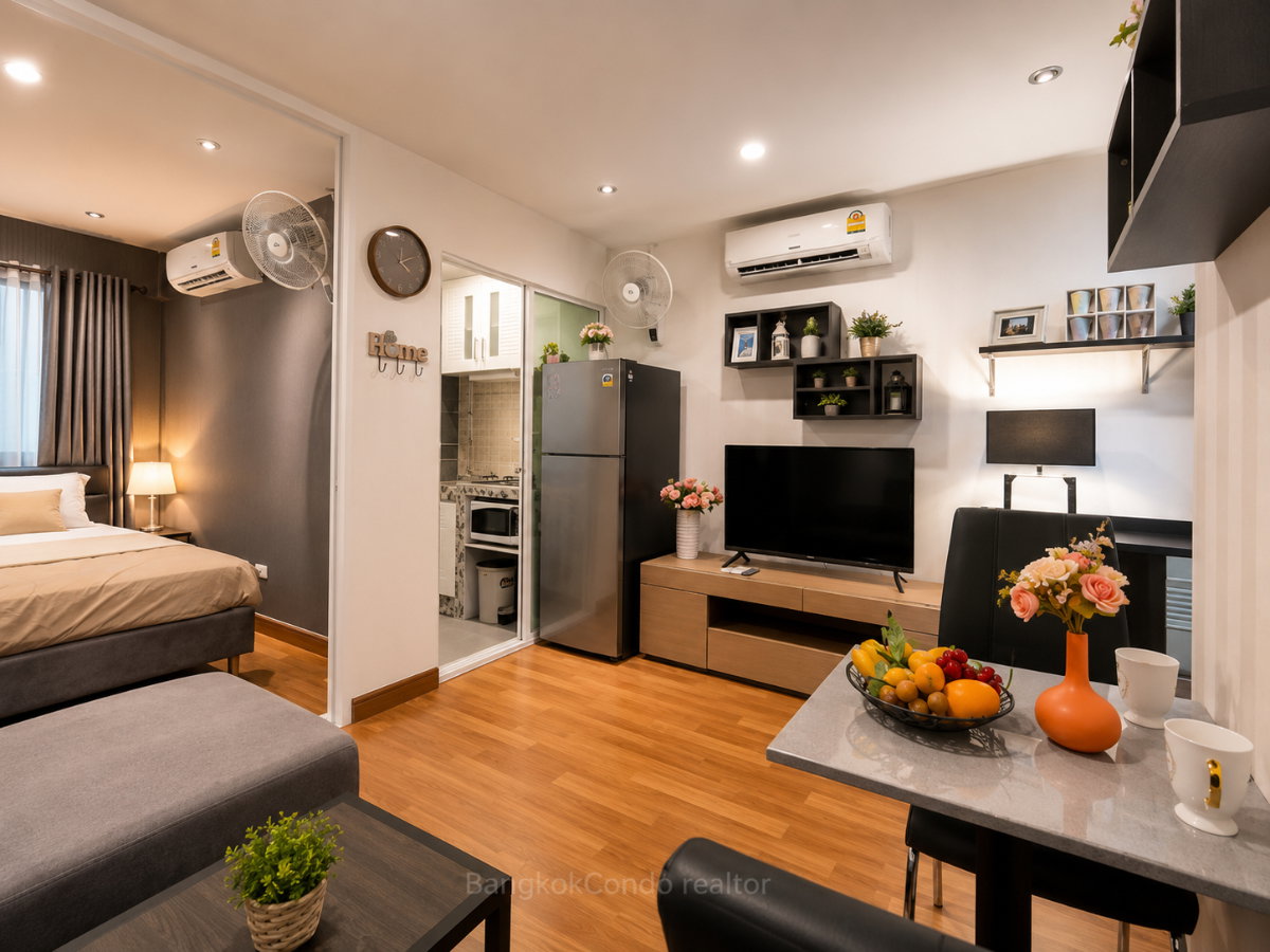1-Bedroom Condo for Rent at Regent Home Sukhumvit 81 (28 sqm) — On Nut BTS