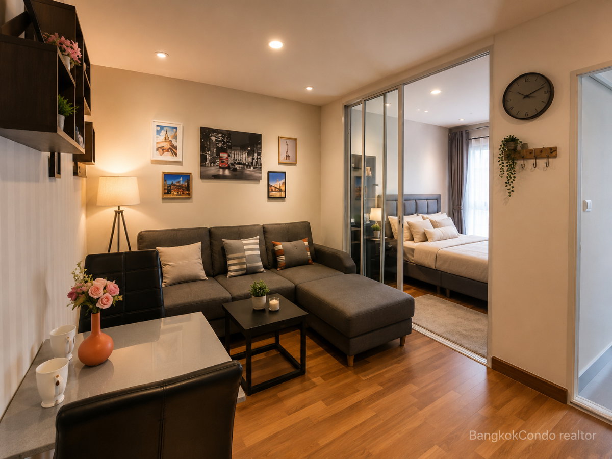 1-Bedroom Condo for Rent at Regent Home Sukhumvit 81 (28 sqm) — On Nut BTS