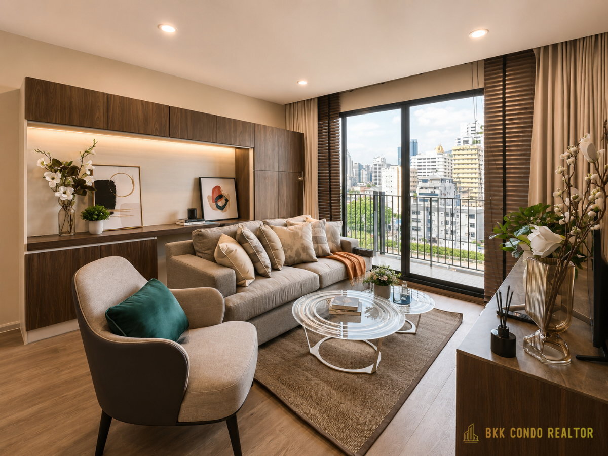 a11581-07 1-Bedroom Plus Condo for Rent at Noble Above Wireless Ruamrudee (65.5 sqm) — Ploenchit BTS