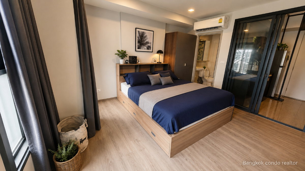 a11649-03 Studio Condo for Rent at The Base Sukhumvit 50 (25.7 sqm) — On Nut BTS