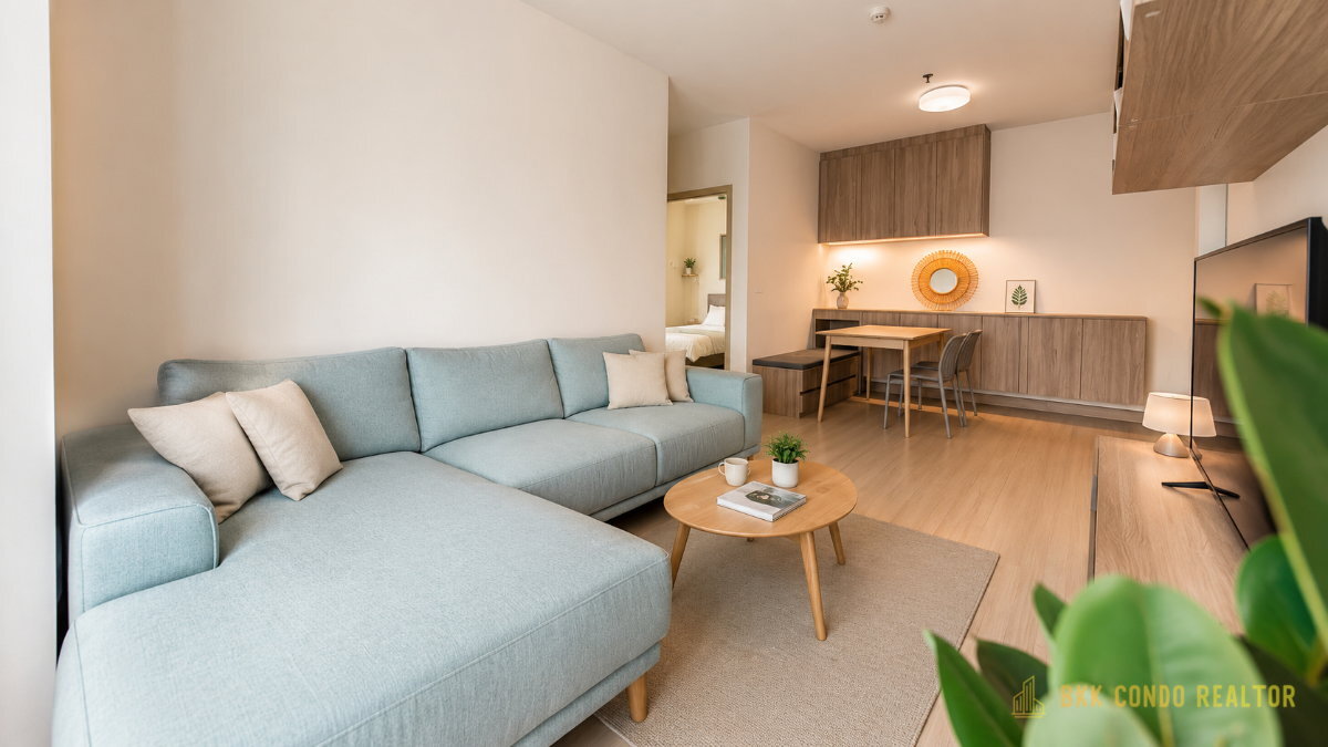 2-Bedroom Condo for Rent at Supalai Veranda Rama 9 (62.5 sqm) — Rama 9 MRT