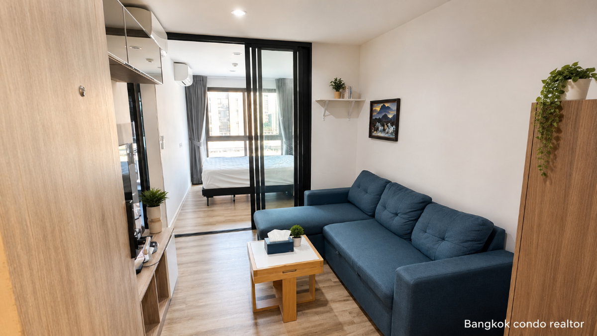 1-Bedroom Condo for Rent at The Excel Hideaway Sukhumvit 71 (28 sqm) — Phra Khanong BTS