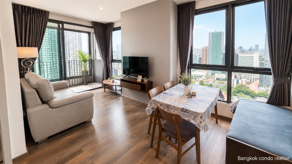 2-Bedroom Condo for Rent at IDEO Q Siam – Ratchathewi (50 sqm) — Ratchathewi BTS