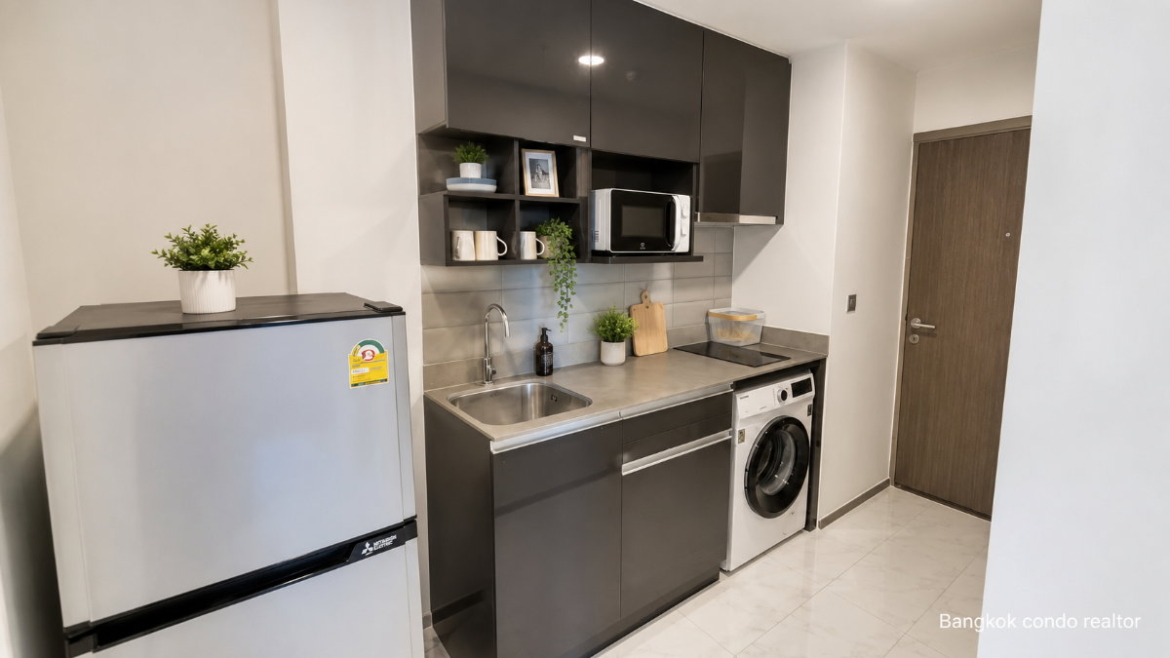 2-Bedroom Condo for Rent at IDEO Q Siam – Ratchathewi (50 sqm) — Ratchathewi BTS