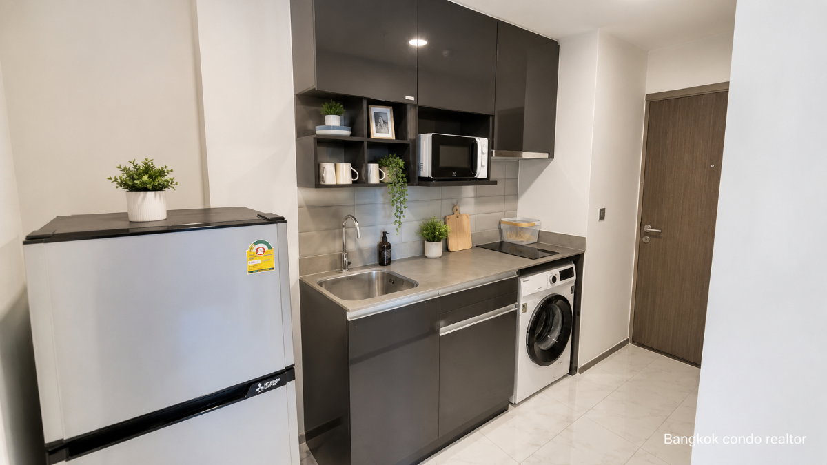 2-Bedroom Condo for Rent at IDEO Q Siam – Ratchathewi (50 sqm) — Ratchathewi BTS
