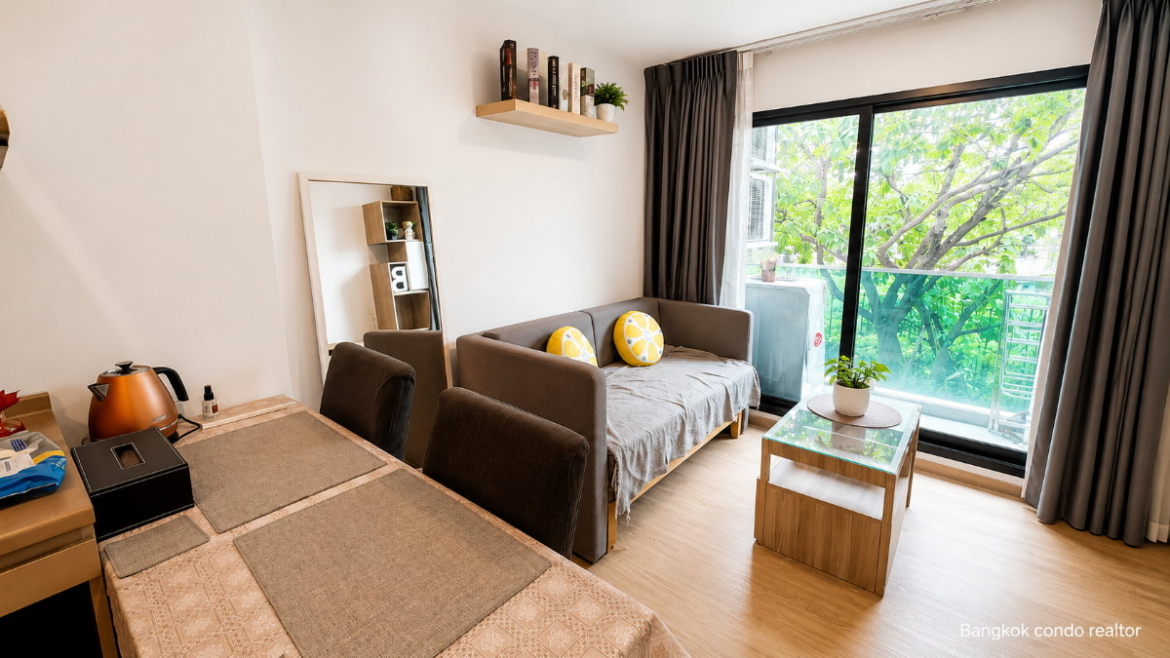 1-Bedroom Condo for Rent at The Excel Hideaway Sukhumvit 50 (30 sqm) — On Nut BTS