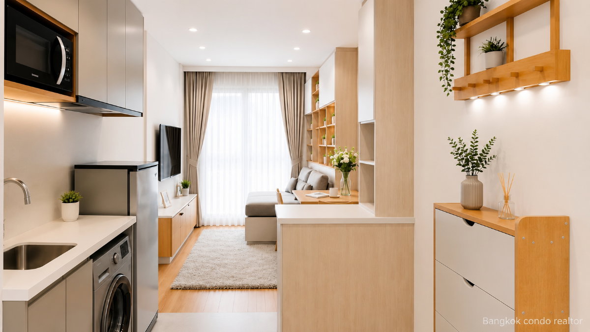 2-Bedroom Condo for Rent at Skyrise Avenue Sukhumvit 64 (44 sqm) — Punnawithi BTS