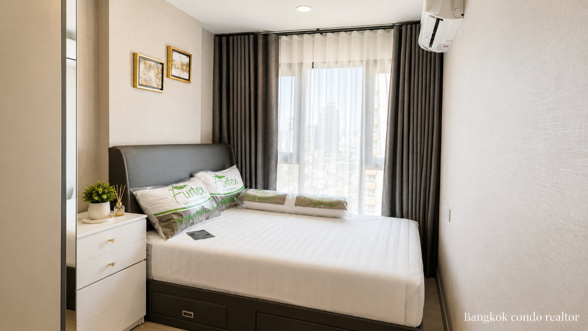 1-Bedroom Condo for Rent at Aspire Onnut Station (31 sqm) — On Nut BTS