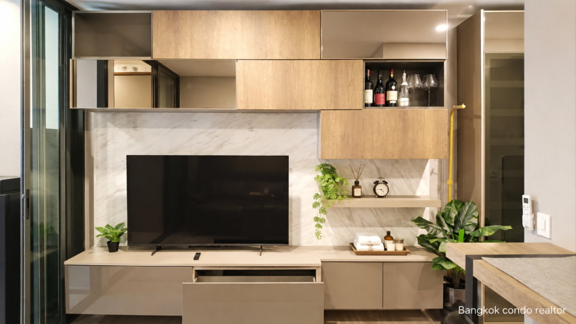 1-Bedroom Condo for Rent at Aspire Onnut Station (31 sqm) — On Nut BTS