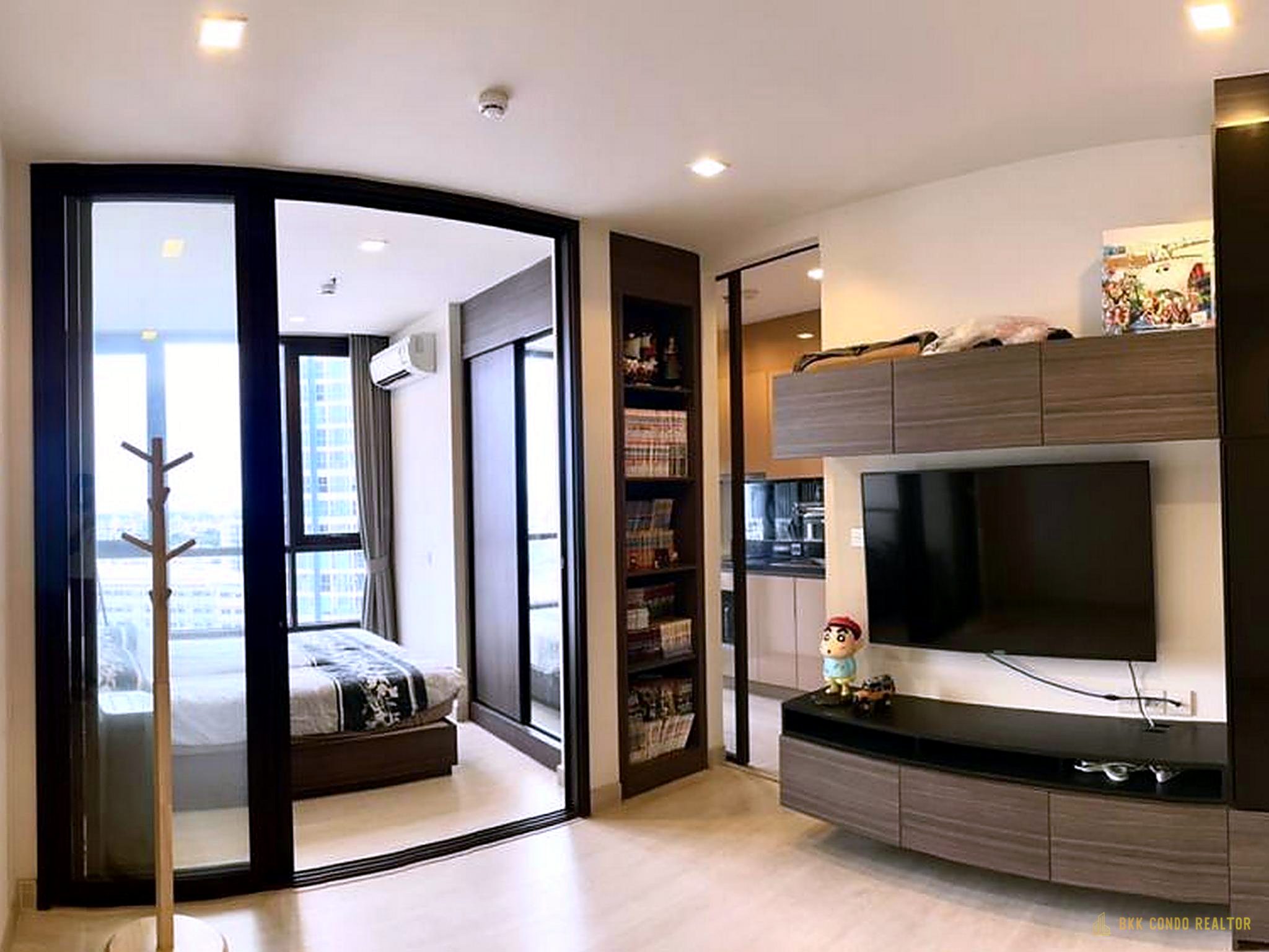 1-Bedroom Condo for Rent at THE LINE Sukhumvit 71 (30 sqm) — Phra Khanong BTS