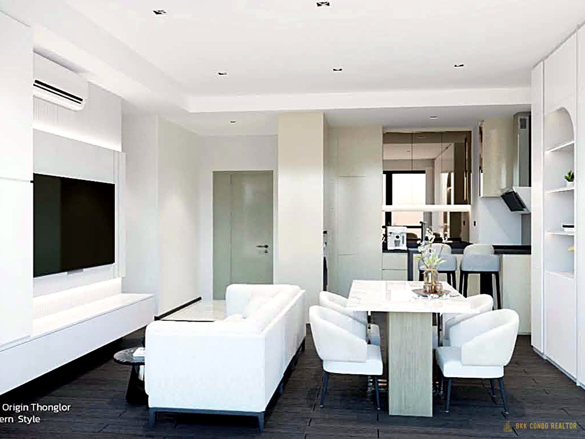 2-Bedroom Condo for Rent at Park Origin Thonglor (66.66 sqm) — Thonglor BTS
