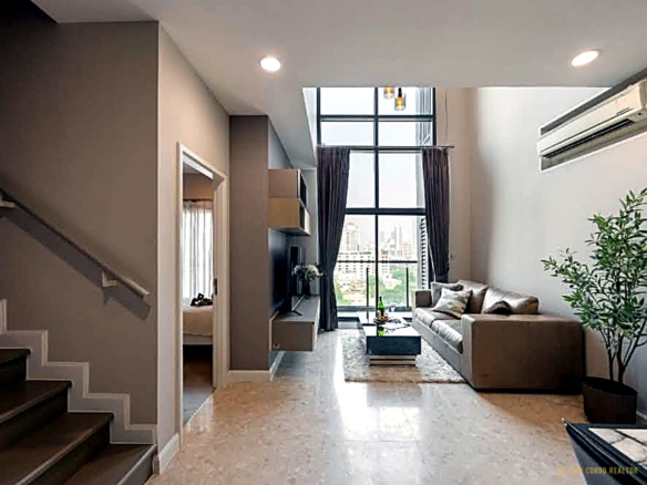 Duplex 2-Bedroom Condo for Rent at The Crest Sukhumvit 34 (98.05 sqm) — Thonglor BTS