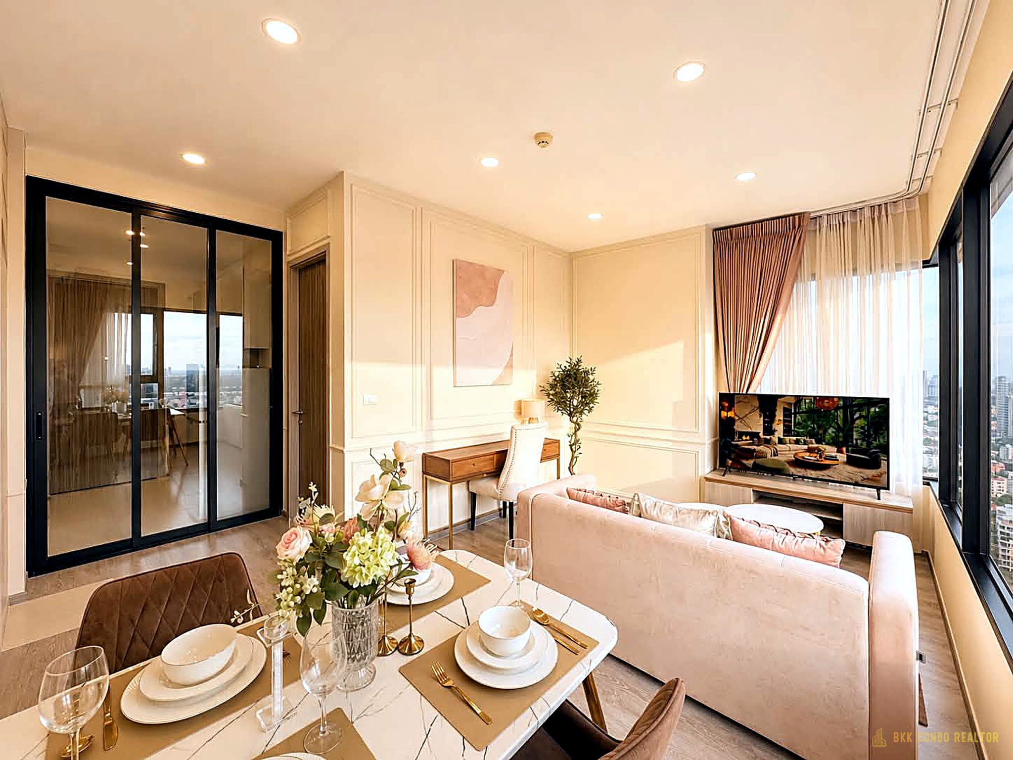 2-Bedroom Condo for Rent at KnightsBridge Prime – Onnut (54 sqm) — On Nut BTS